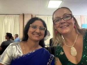 Lani Slaughter (right) and her nominator, Sudha Kandaswamy 